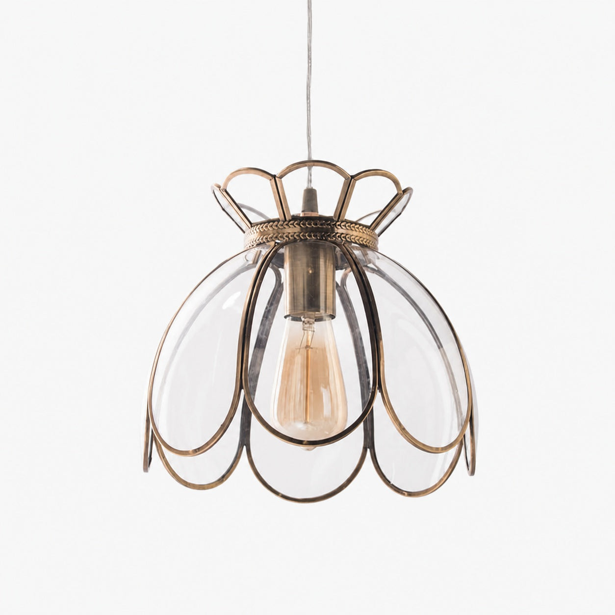 Retro Lotus Pendant Lamp