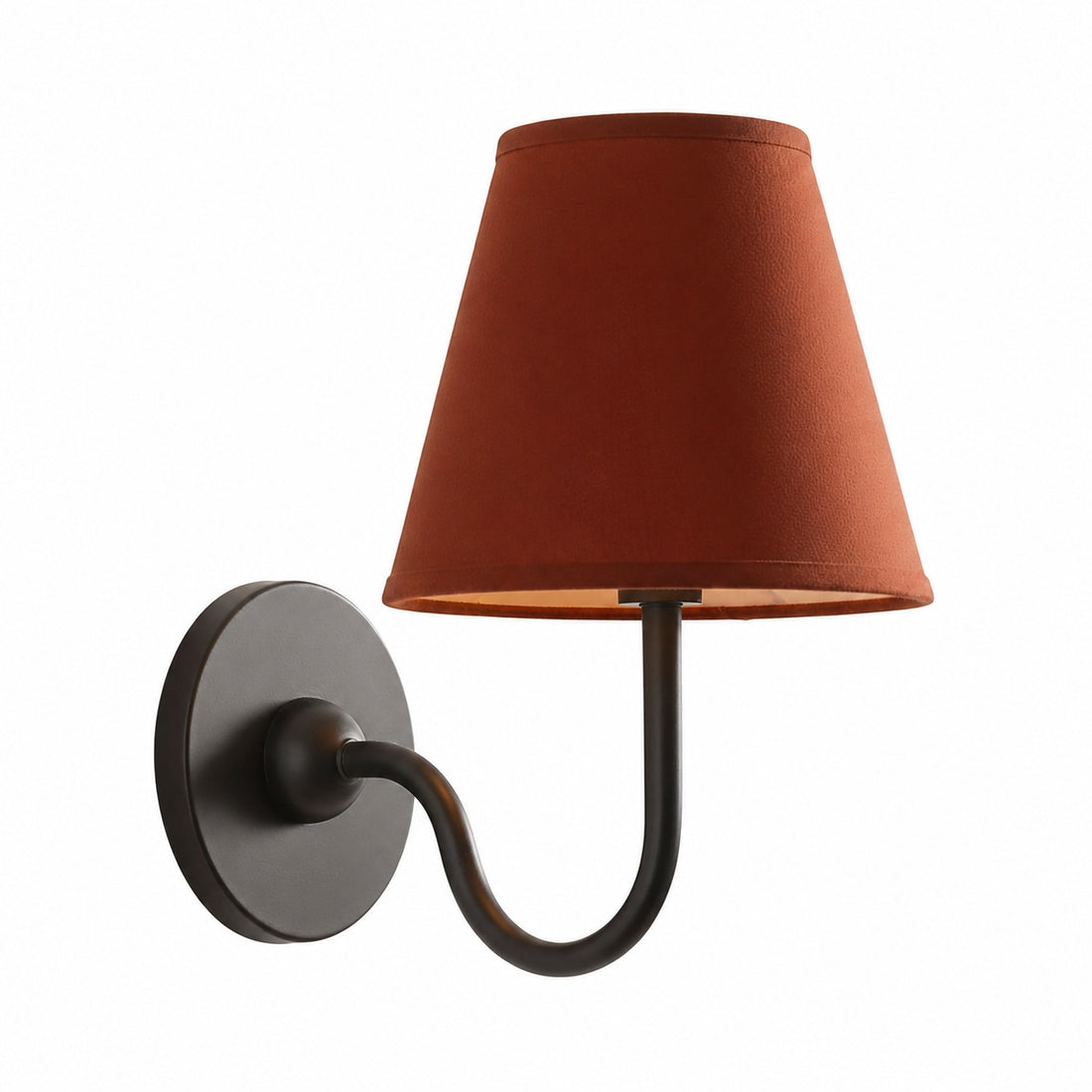 Luvora Vintage Pleated Shade Wall Lamp - Modern Brass Linen Wall Lighting