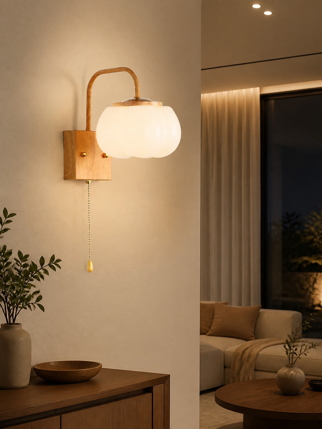 Kapok Flower Wall Lamp
