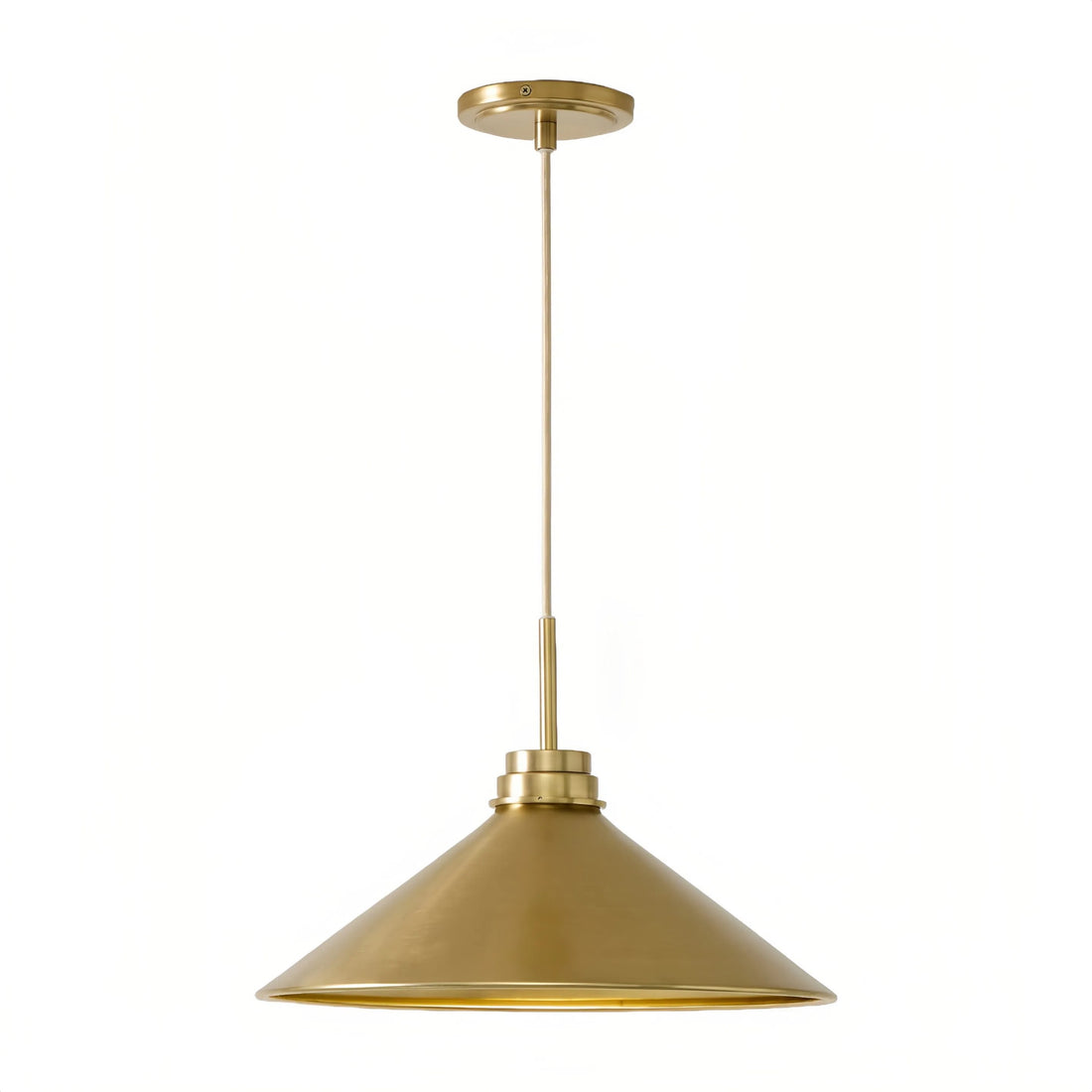 Aurenza Modern Farmhouse Pendant Light - Adjustable Shade for Warm Ambiance