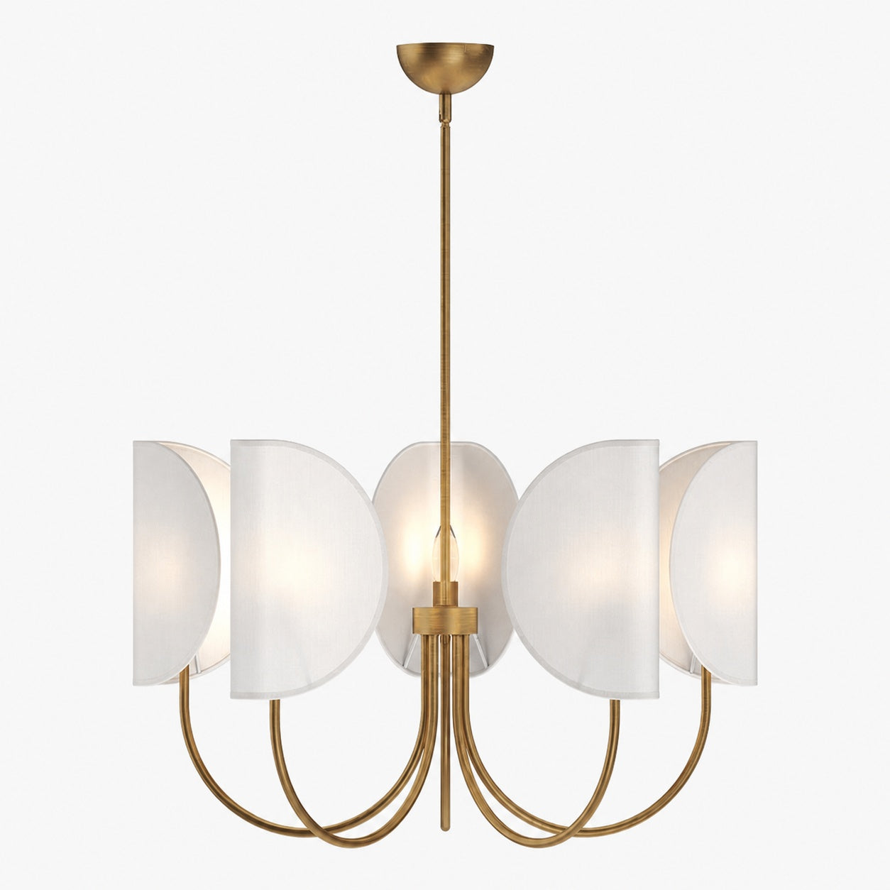 Leaf Brass Chandelier