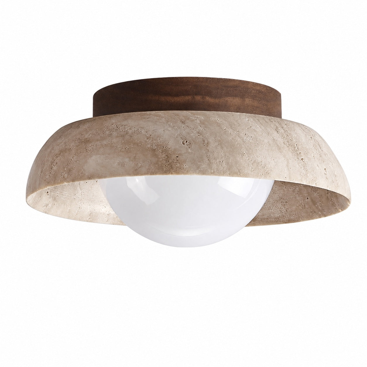 Piedra Travertine Ceiling Lamp