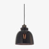 Readium Tinted Glass Pendant Light - Minimalist Dome Shade Adjustable for Kitchen Island and Dining Room
