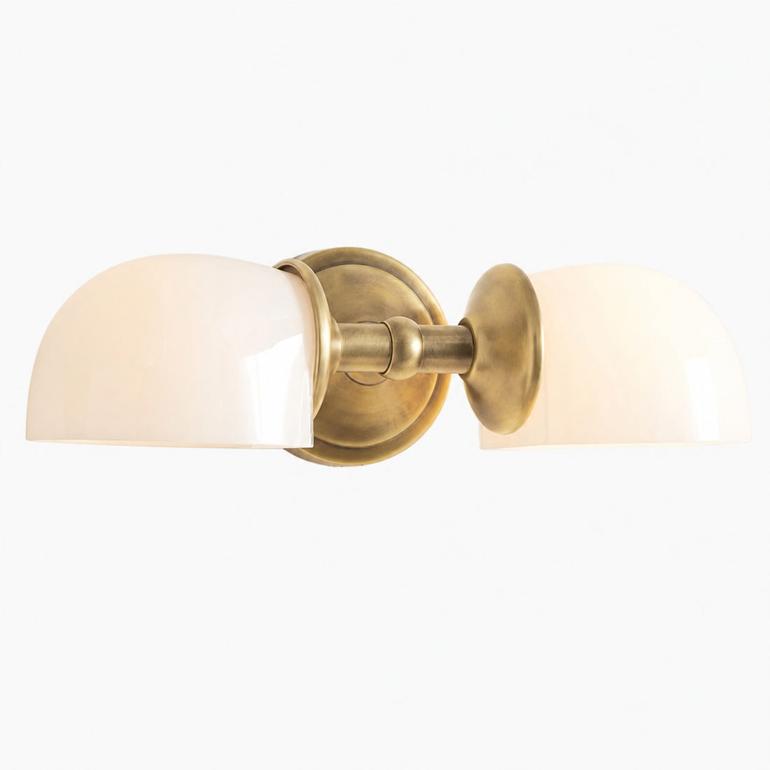 Modern Mercer Double Horizontal Metal Wall Sconce