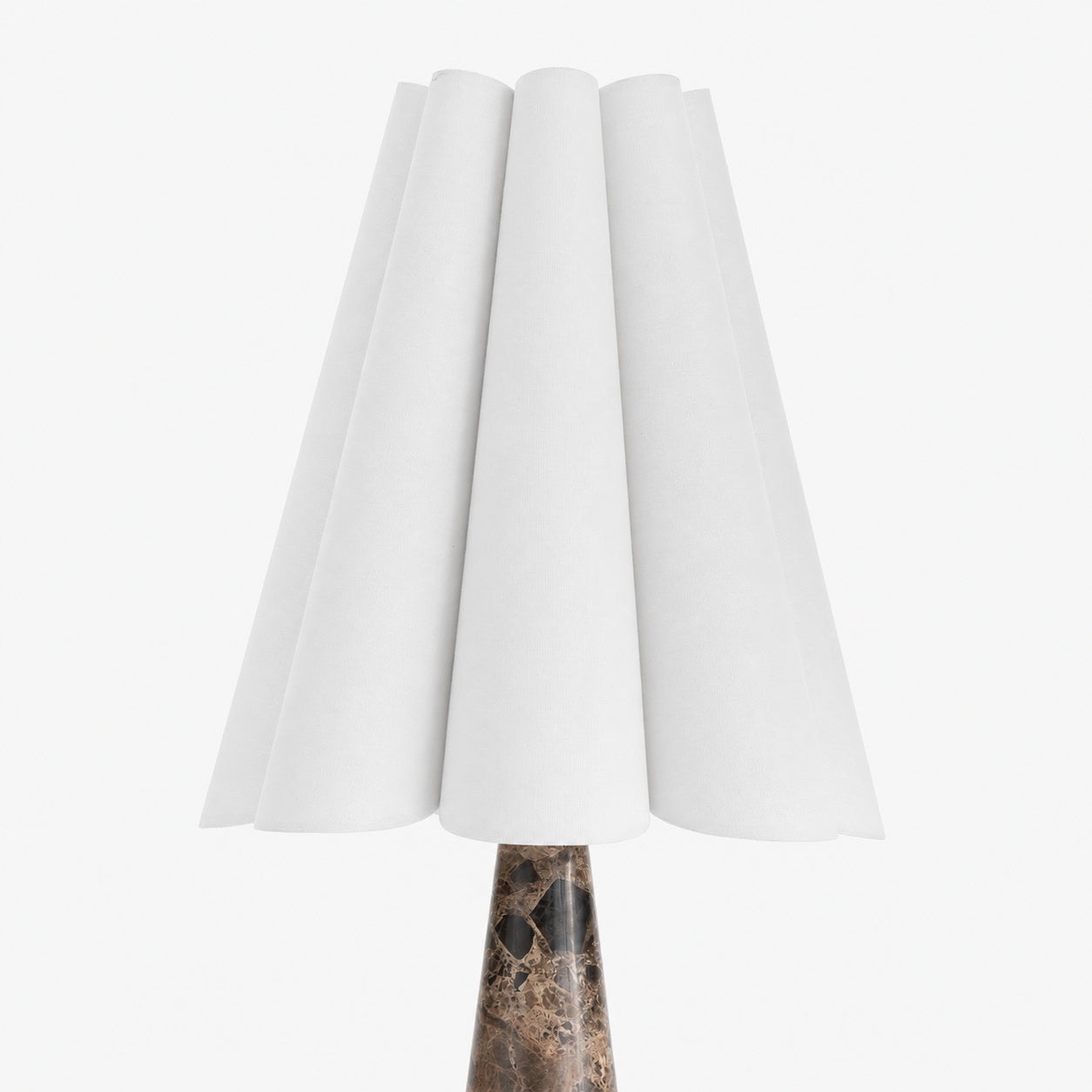 Shadon Marble Pleated Table Lamp