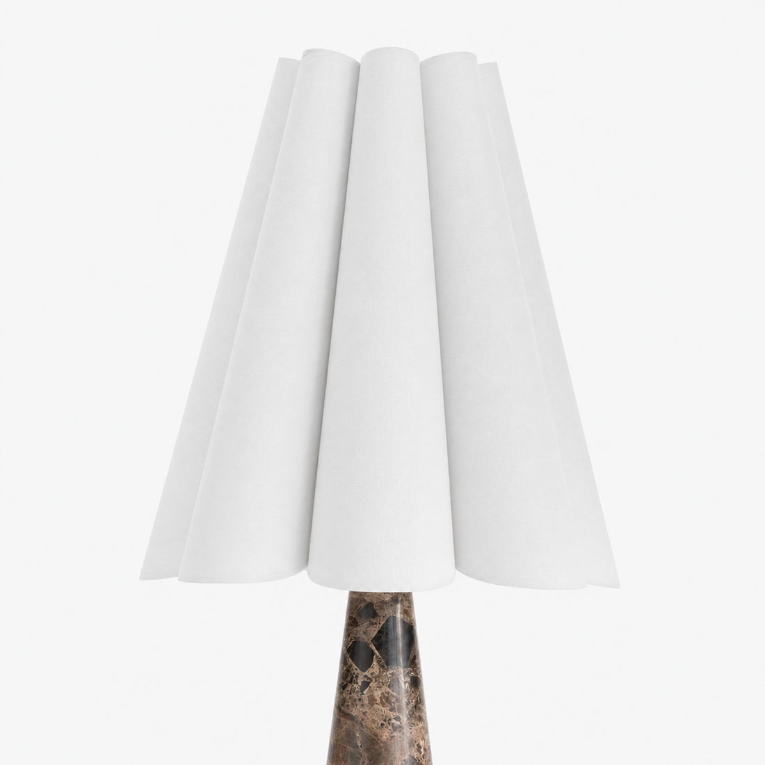 Shadon Marble Pleated Table Lamp