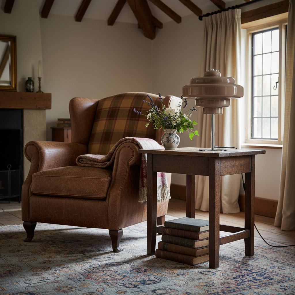 Koloro Tiered Glass Table Lamp – Retro & Contemporary Design for Living Room