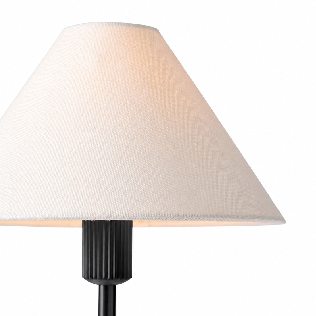 Diora Table & Floor Lamps - Linen Shade Modern Linear Style Sophisticated Accent