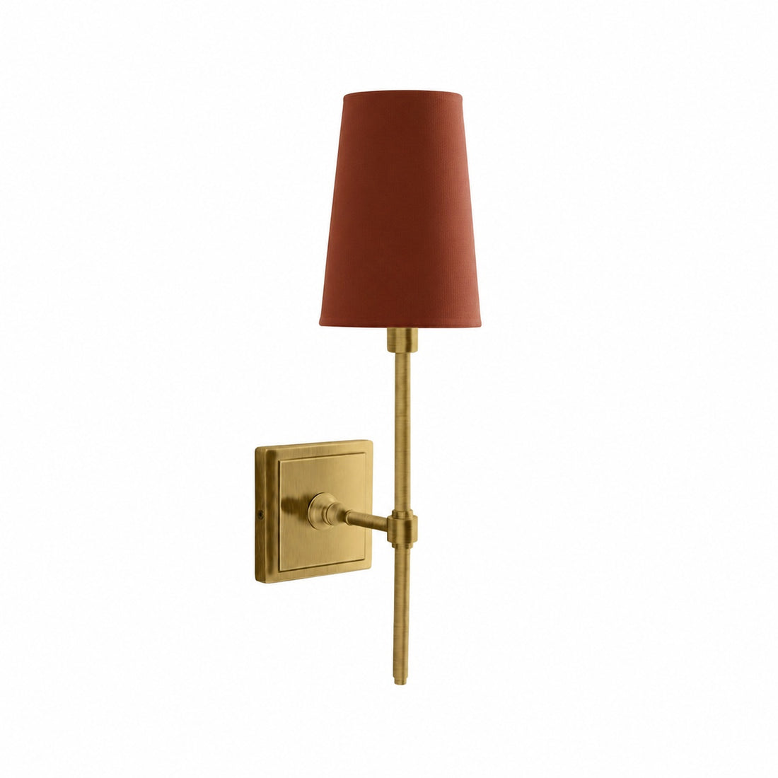 Derlina White Linen Shades Wall Lamp – Retro Metal Multi-Head Lighting Fixture