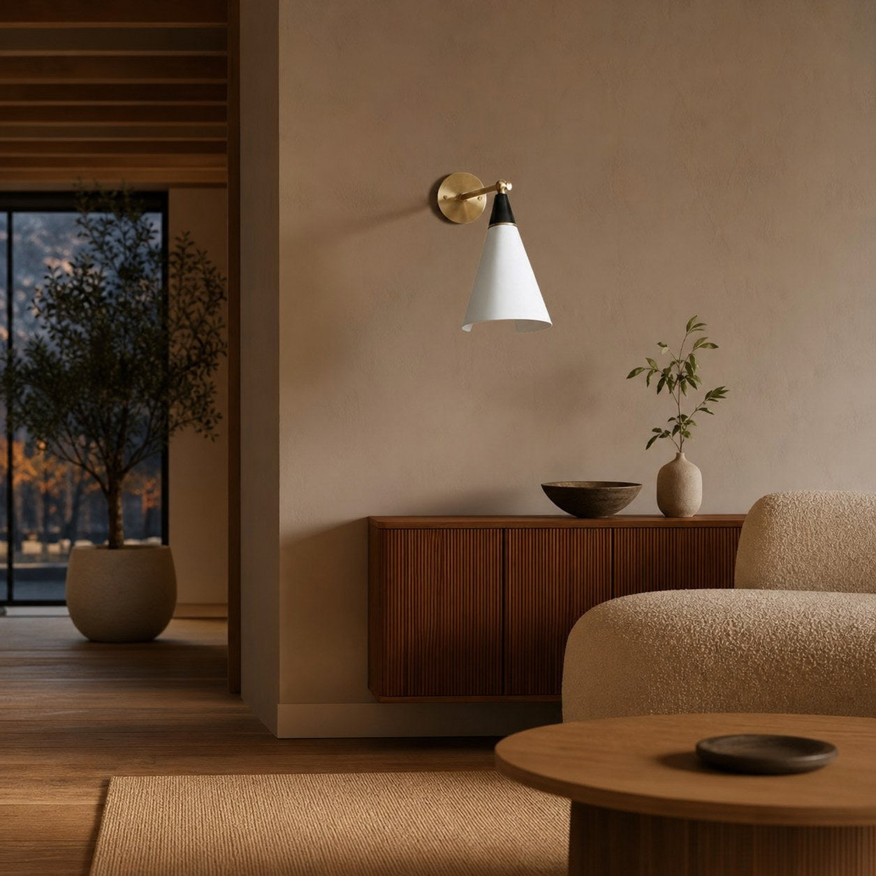 Oribelle Minimalist Wall Lamp – Contemporary Metal Sconce for Interior Space