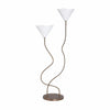 Kysara Floor Lamp - Dual-Stem Floral Design are Suitable for Placement in the Living Room or Bedroom or Study