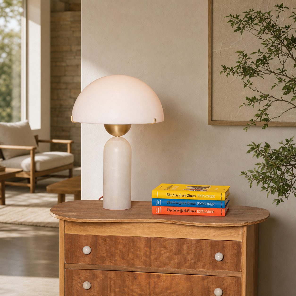 Peono Alabaster Table Lamp