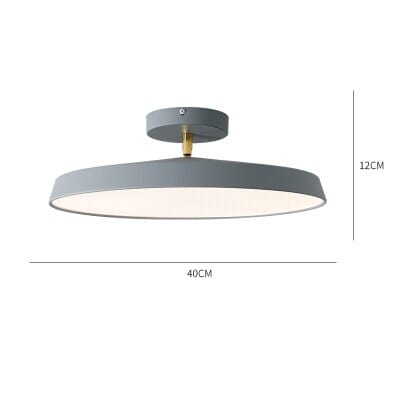Macaron Aluminum Ultra-thin Luminaire Chandelier