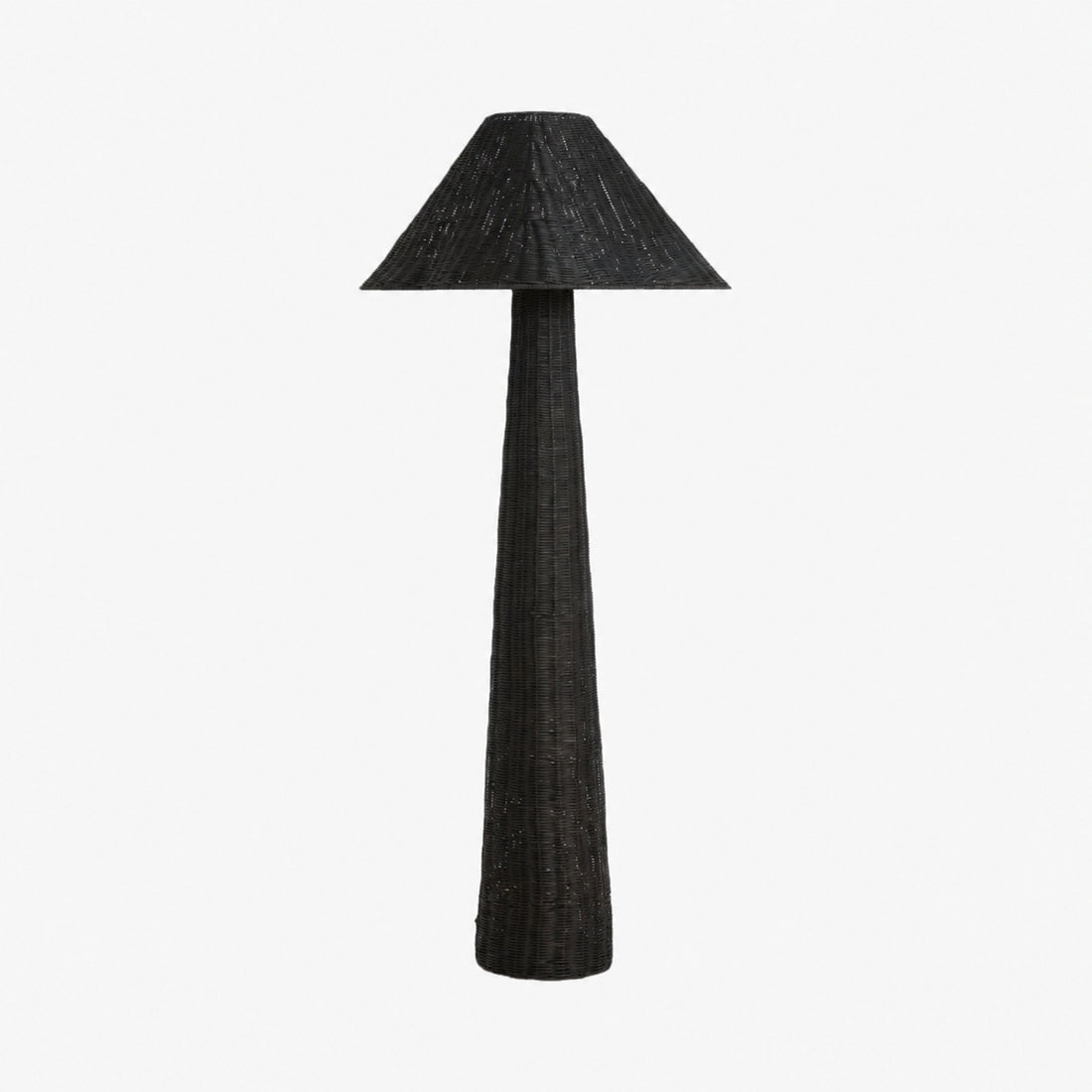 Wickara Woven Floor Lamp - Sculptural rattan design with natural rattan style, suitable for living room & bedroom