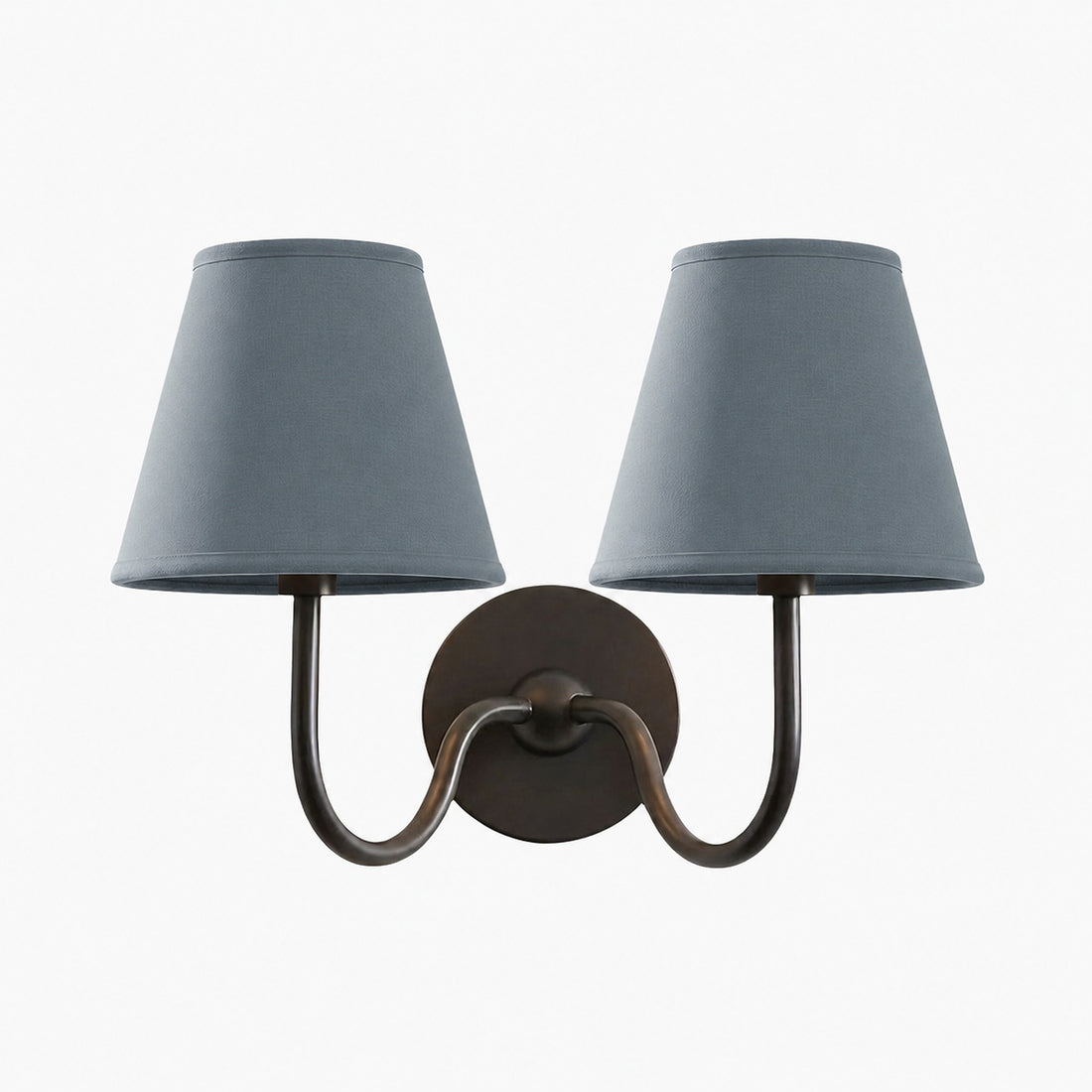 Luvora Vintage Pleated Shade Wall Lamp - Modern Brass Linen Wall Lighting