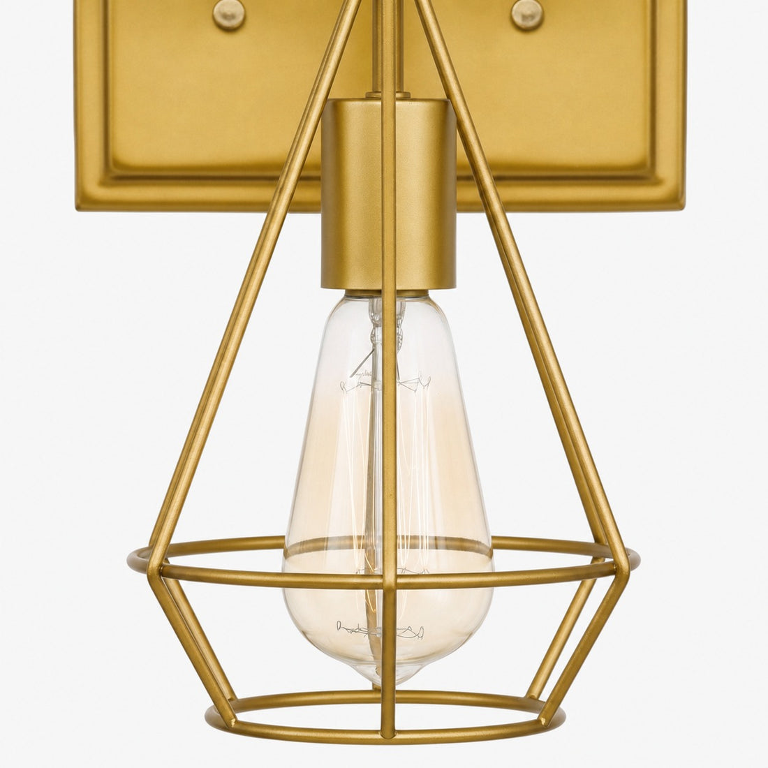 Solanivelo Retro Metal Wall Light with Diamond Hollow Shades for Kitchen Island