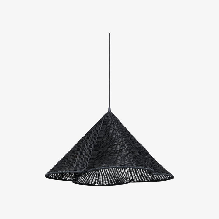 Wickara Natural Rattan Woven Pendant Light – Boho-Chic Hanging Lamp for Living and Dining