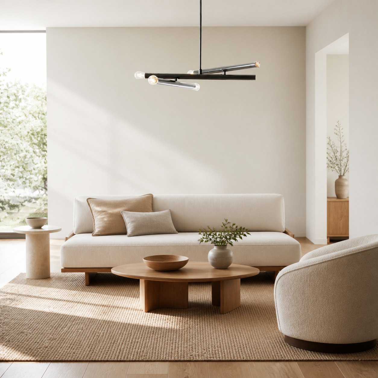 Borvia Adjustable Chandelier - Modern Trace Light with Flexible Arms