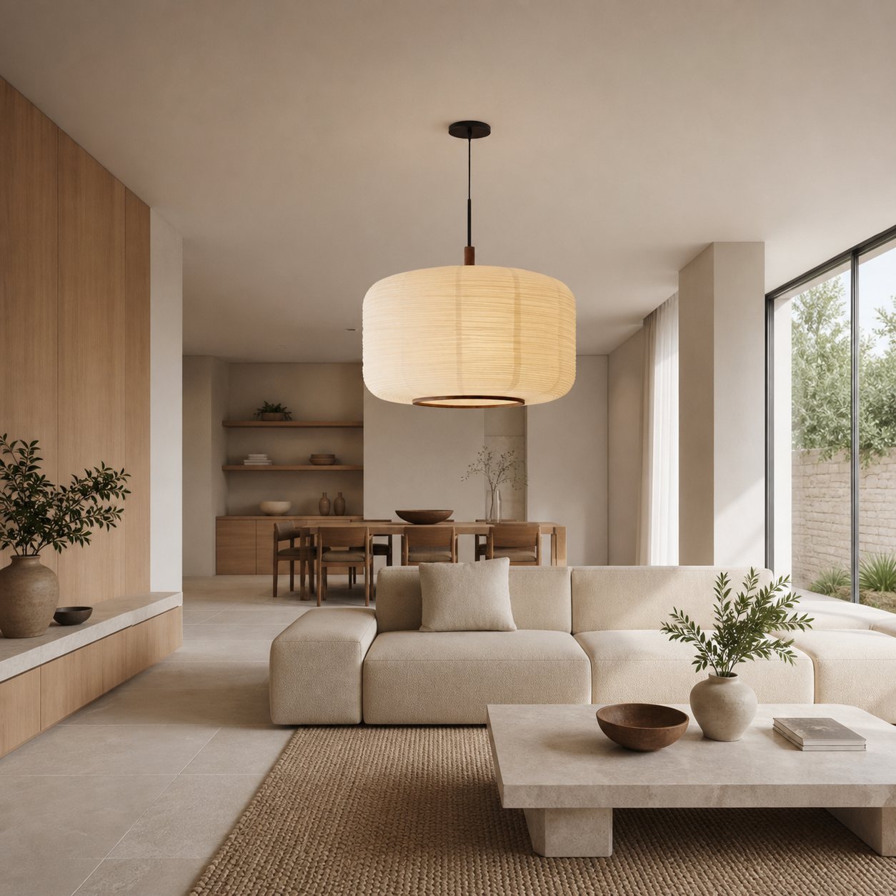 Tivo Pendant Light - Geometric Metal Design - Modern Ceiling Lighting for Dining Room or Kitchen