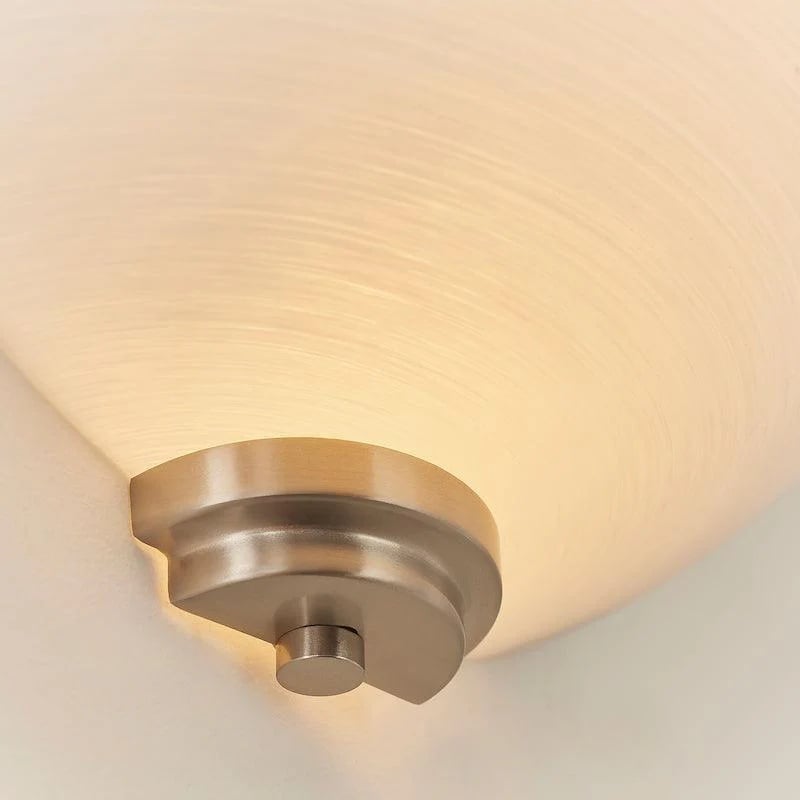 Lunetal Uplighter Retro Art Deco Profile Sconce – Decorative Wall Lamp for Entry or Study