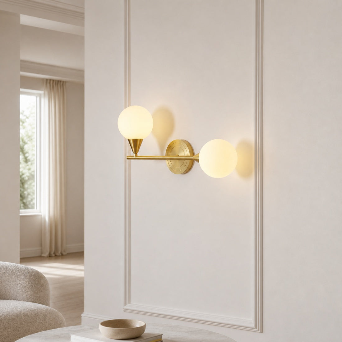 Holten Brass Armed Sconce