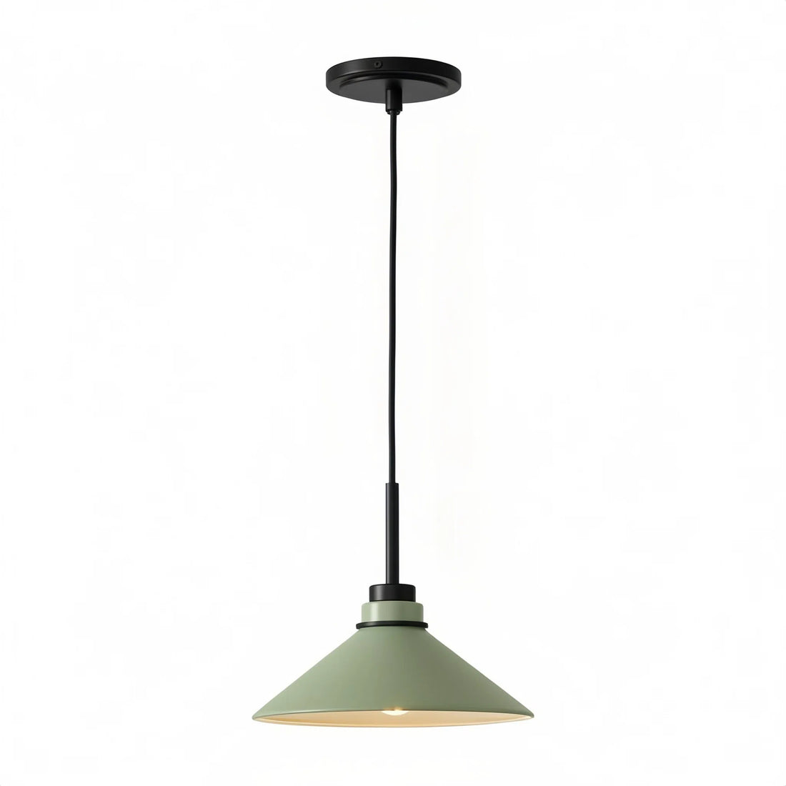 Aurenza Modern Farmhouse Pendant Light - Adjustable Shade for Warm Ambiance