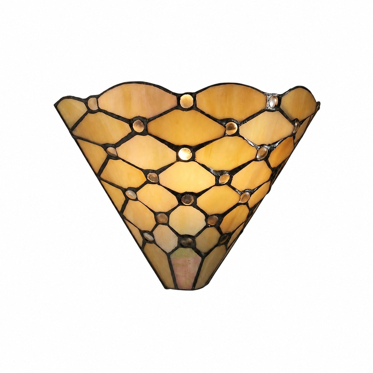 TF Pearl Elegant Glass Wall Light – Wall Sconce for Lounge Bedroom or Hallway
