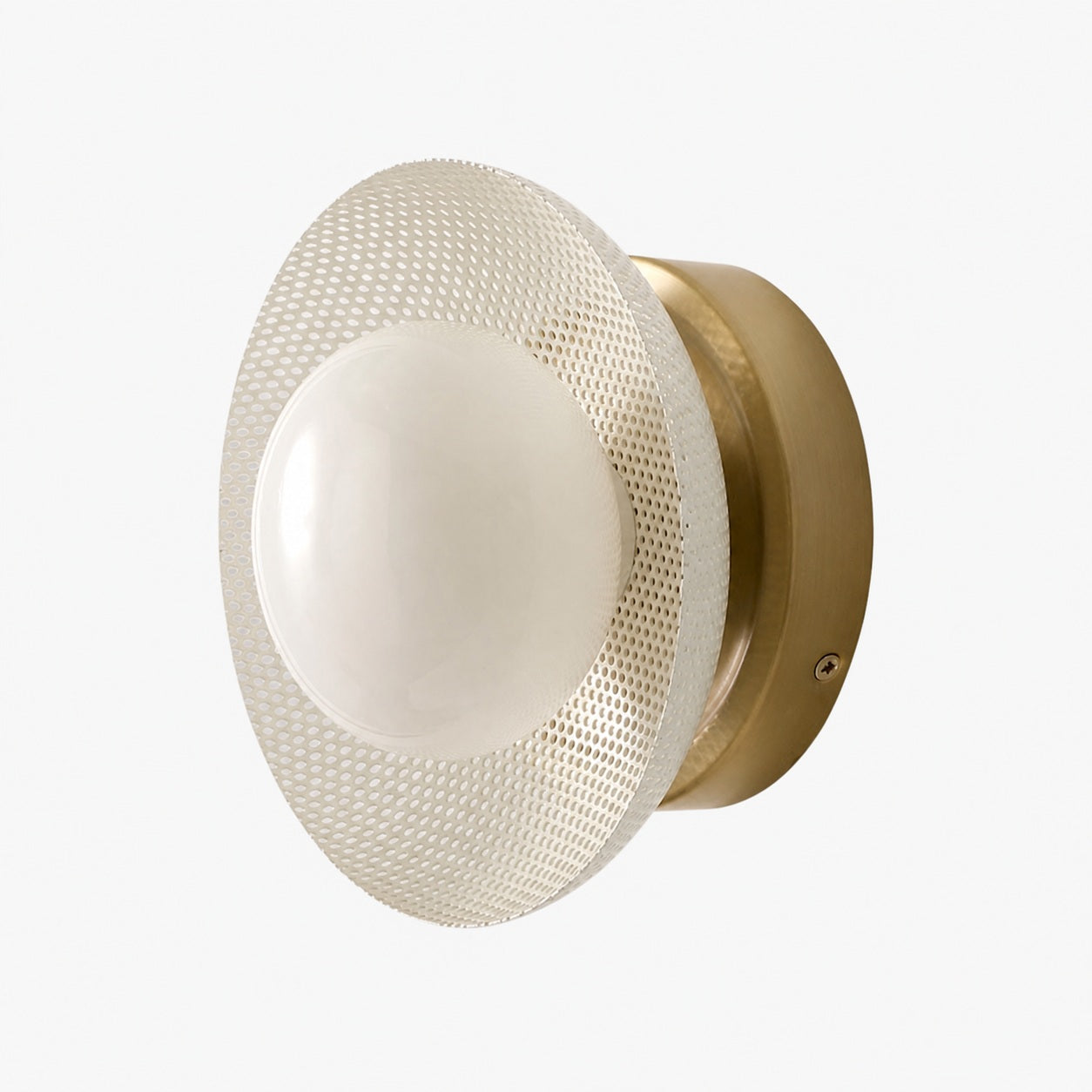 Elorina Sconce Wall Light - Textured Metal or Glass Shade
