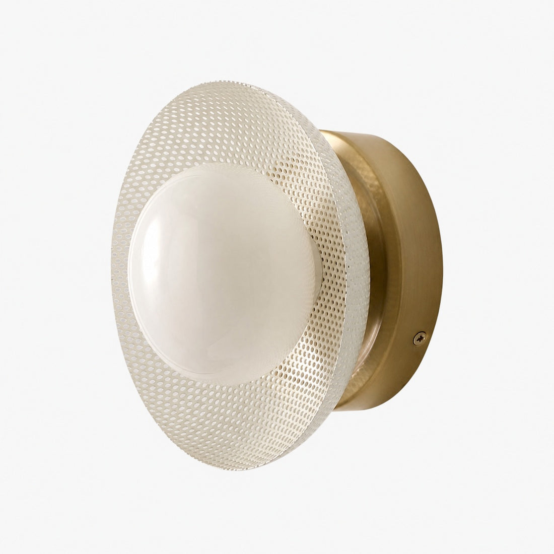 Elorina Sconce Wall Light - Textured Metal or Glass Shade
