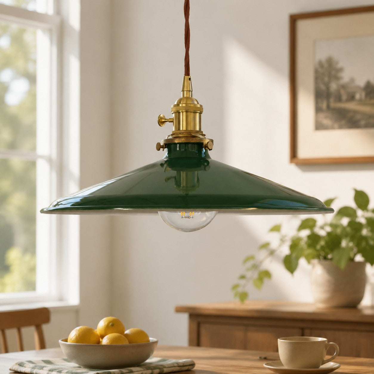 Hand-Rusted Nordic Farmhouse Pendant Light Fixture