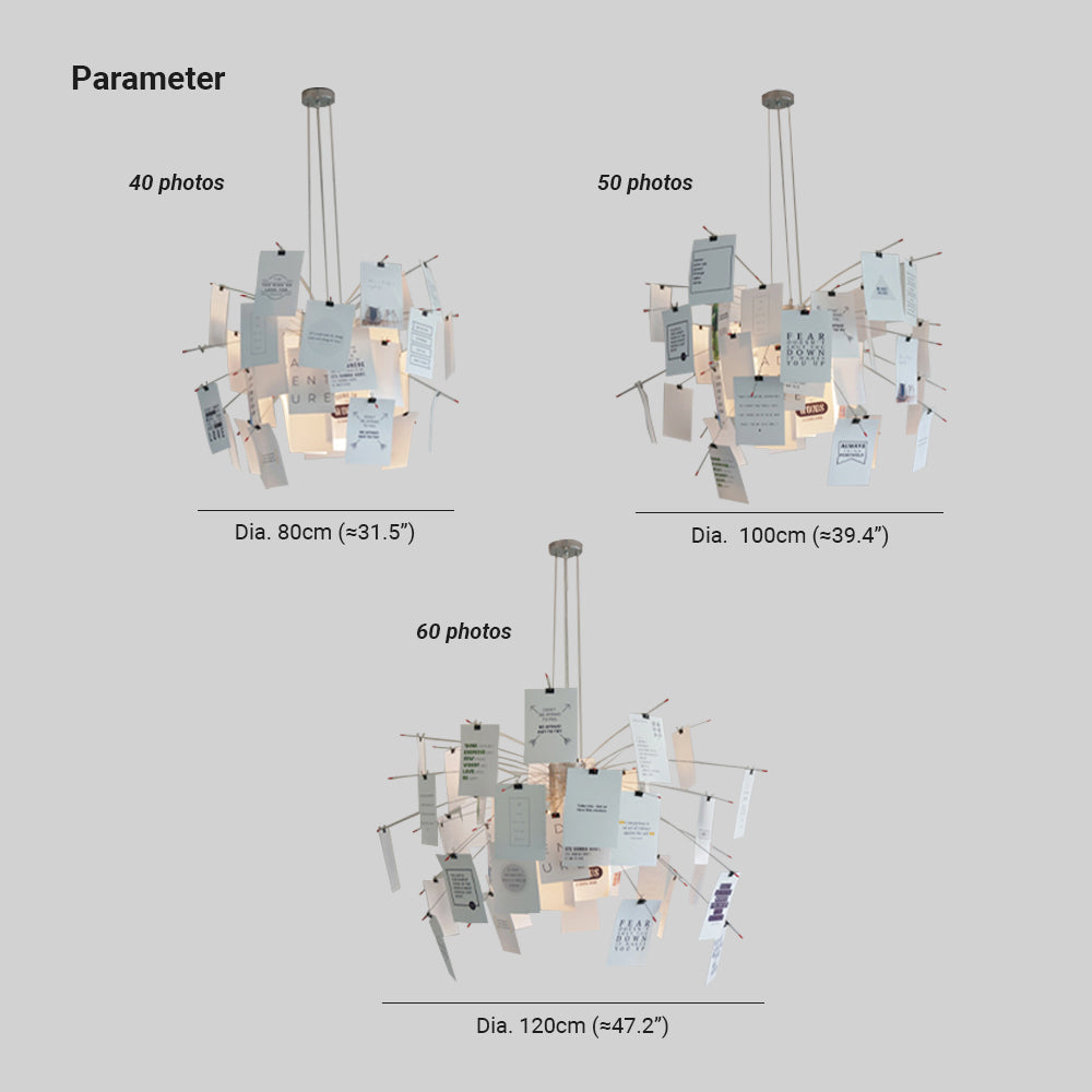 Renée Creative Picture Pendant Light Art Deco Bedroom Living Room