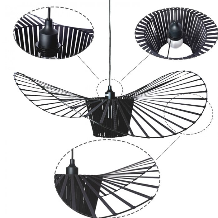 Spirava Modern Straw Pendant Light – Minimalist Sculptural Ceiling Lamp for Living Room N50
