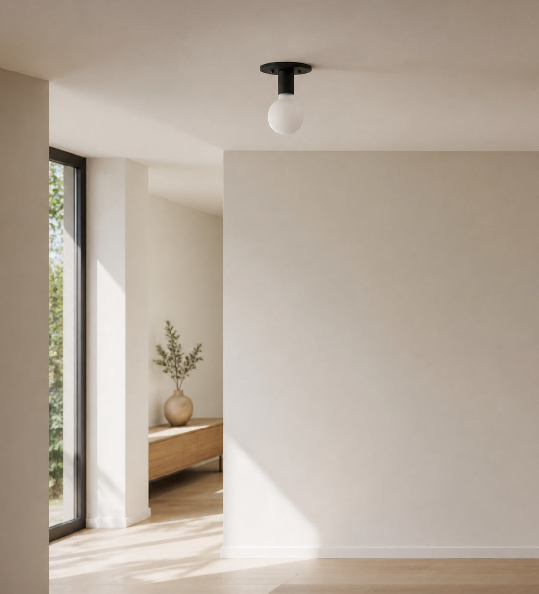 Glorica Glass Minimalist Wall Sconce - Versatile Modern Light For Any Room