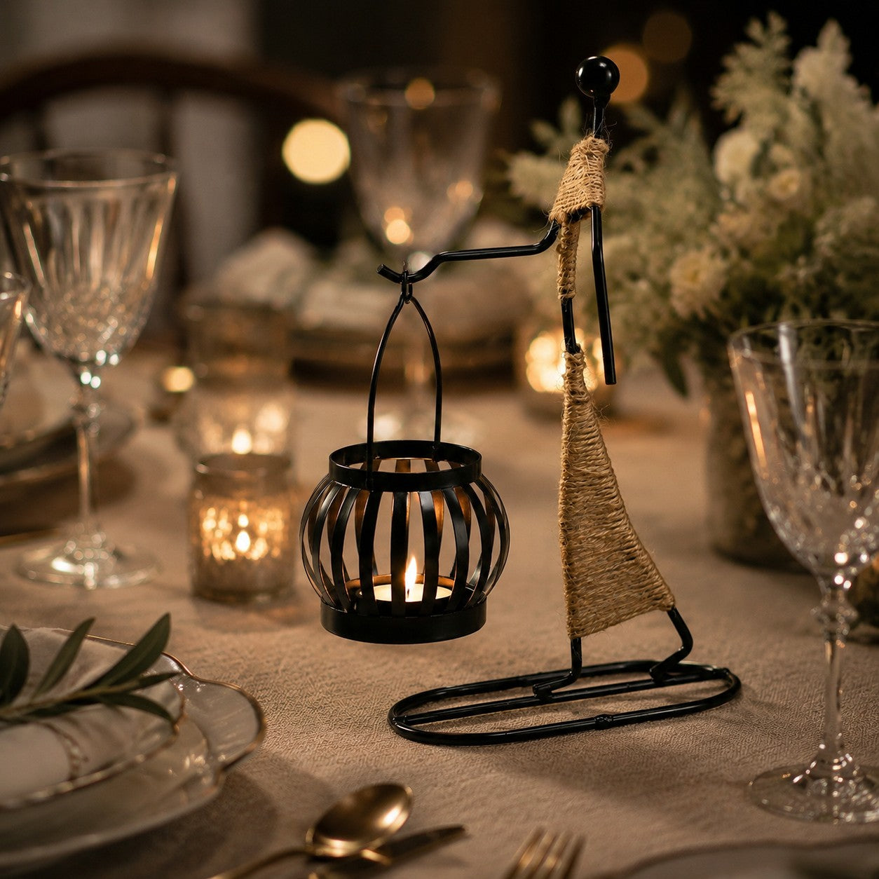 Handheld Lantern living room scene