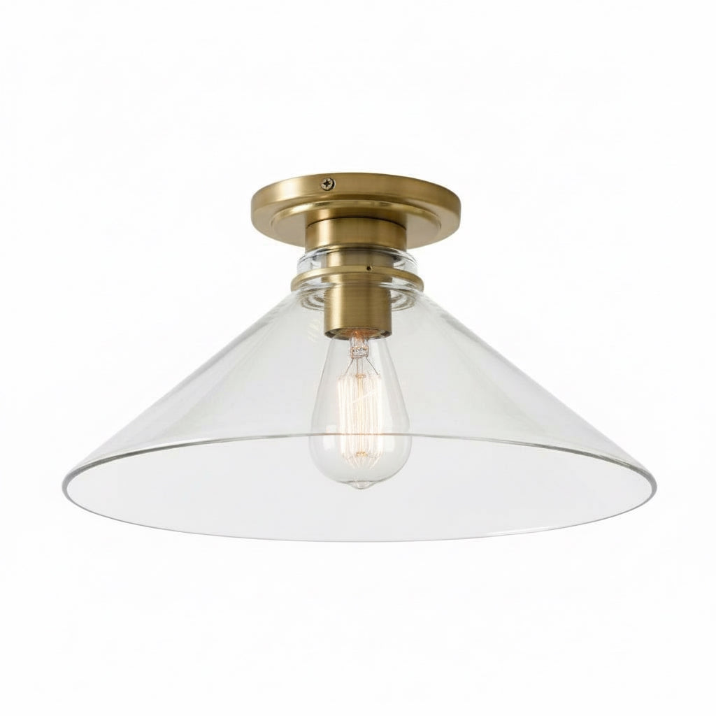 Aurenza Timeless Flush Mount Light - Farmhouse Design with Simple Elegant Charm