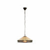 TF Fargo Pendant Light - Tiffany Style Lighting with an Art Deco Shade and Adjustable Chain