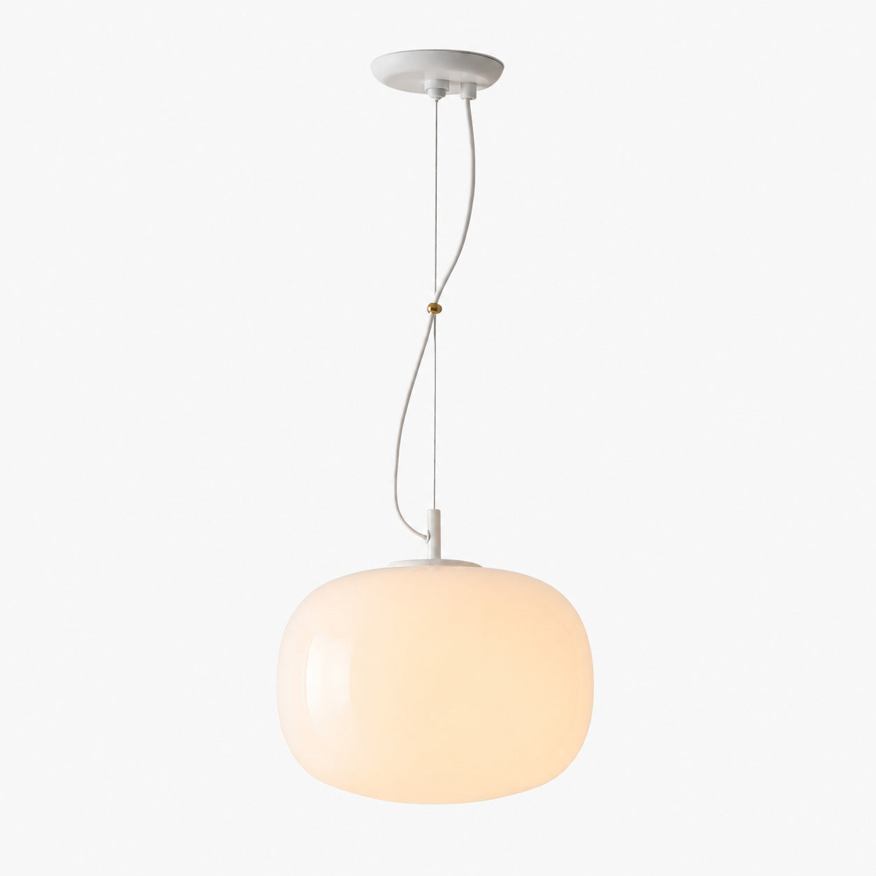 Lumivelle Minimalist Glass Pendant – Adjustable Height Dimmable Design