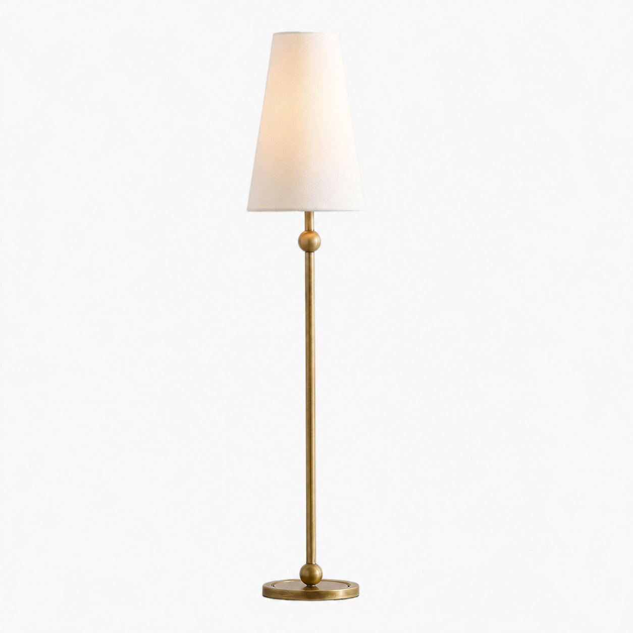 Serena Iron Table Lamp – Clean Lines and a Soft Linen Shade for Home Office or Bedside