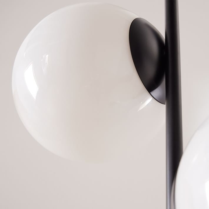 Brina Glass Multi-Light Floor Lamp - Modern Standing Light with Elegance