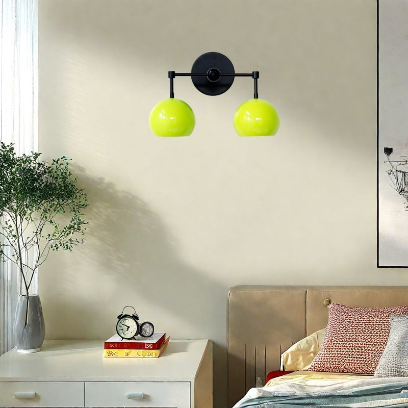 Spring Green Shades Sconce - Double Bubble Pop Vanity Wall Light
