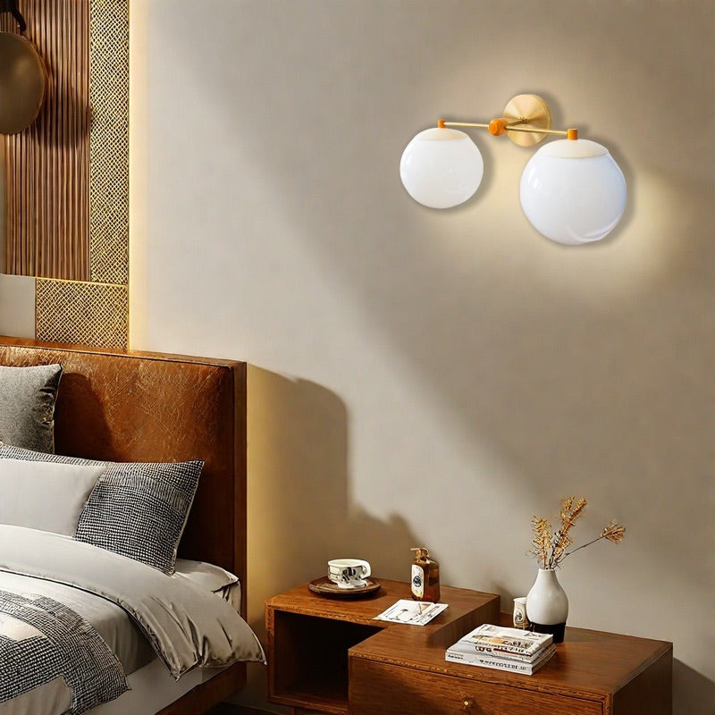 Two Lights Colorful Ernest Sconce - Bubble Pop Vanity Bathroom Sconces