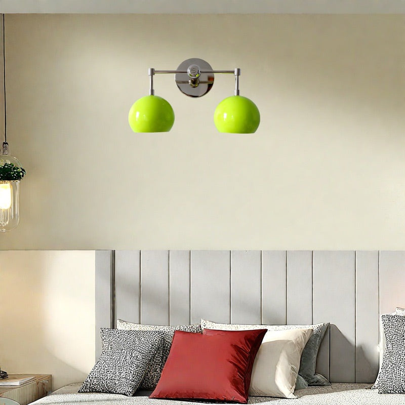 Spring Green Shades Sconce - Double Bubble Pop Vanity Wall Light