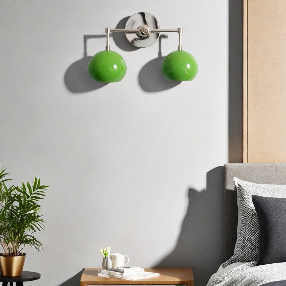 Spring Green Shades Sconce - Double Bubble Pop Vanity Wall Light