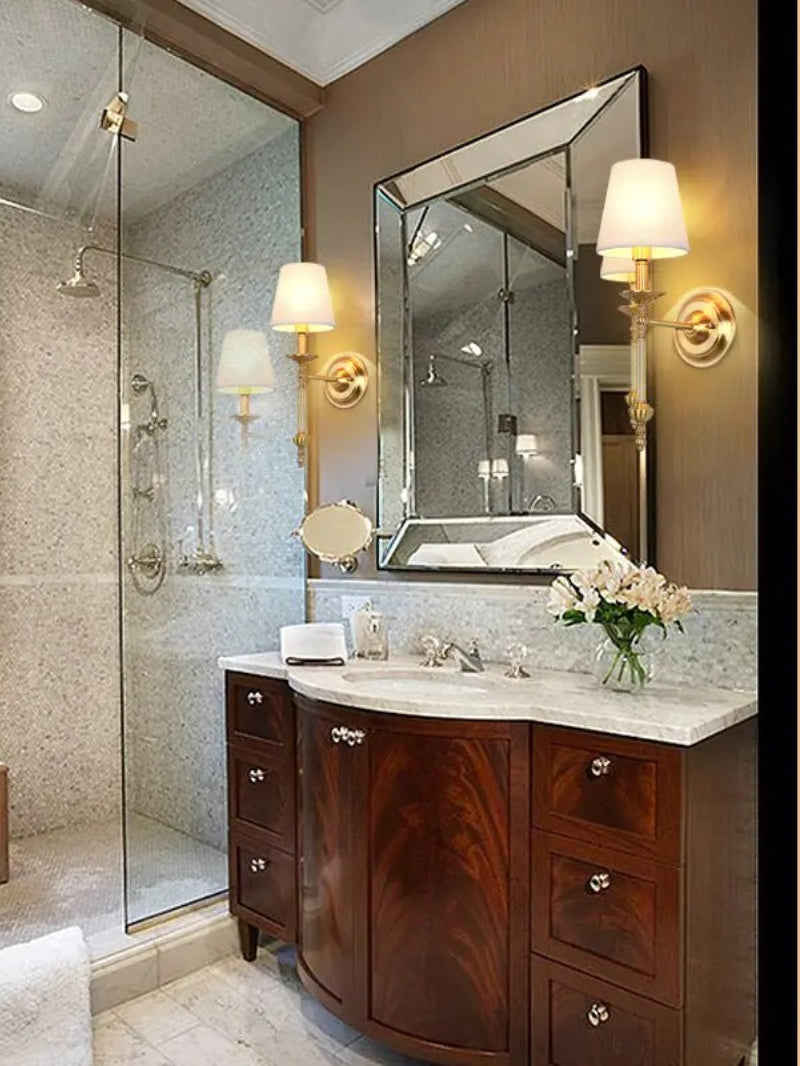 American Vintage Luxury Copper Wall Sconce