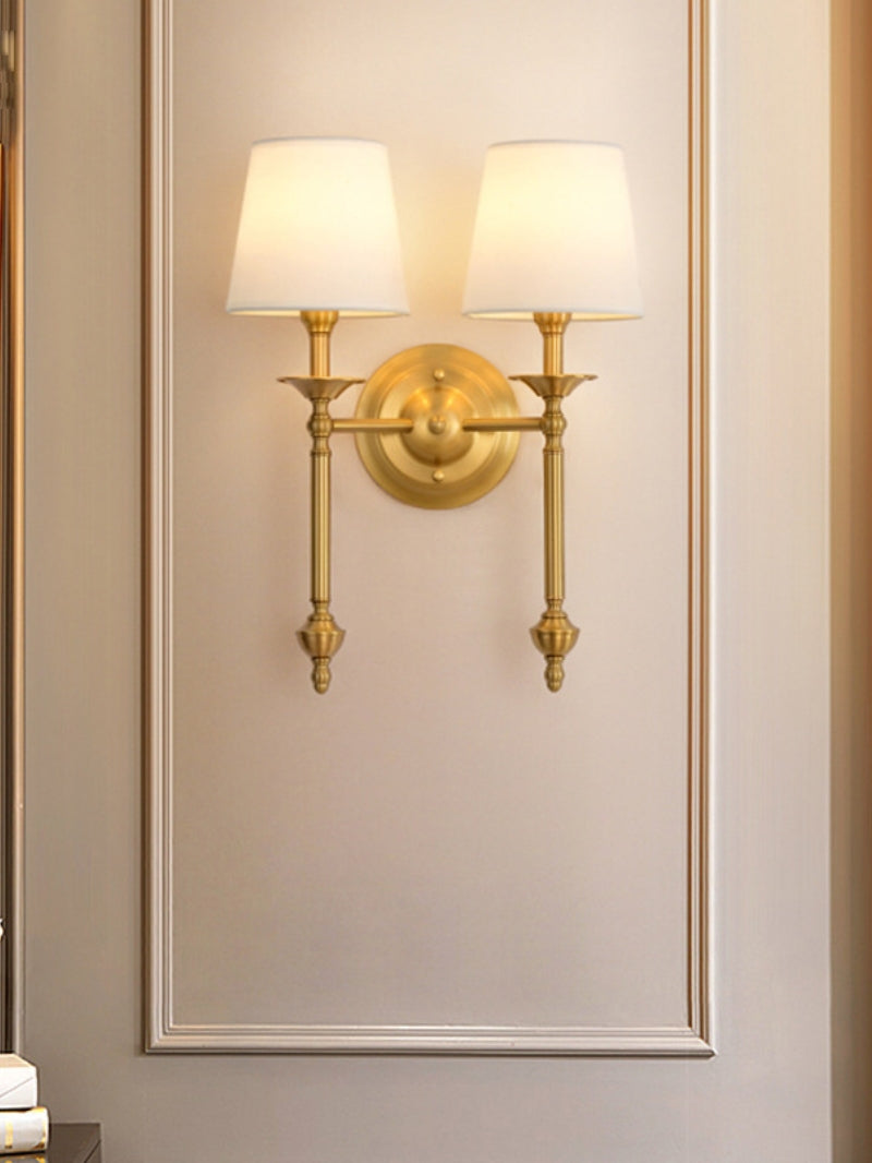 American Vintage Luxury Copper Wall Sconce