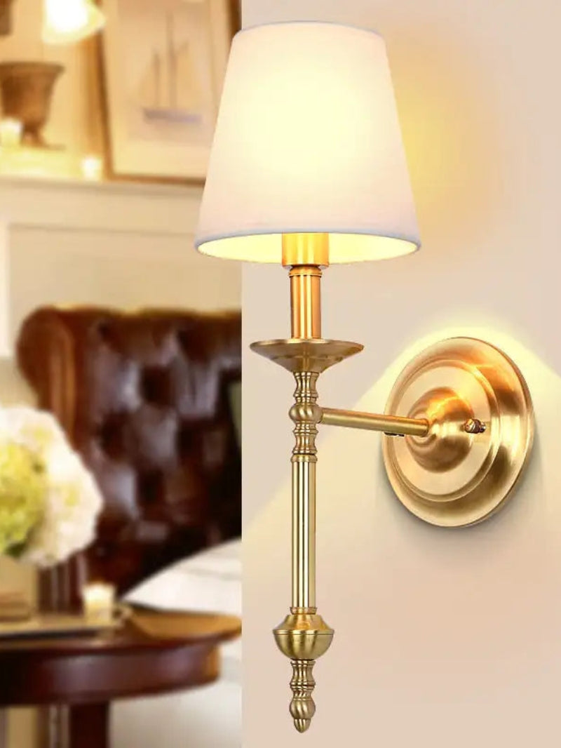 American Vintage Luxury Copper Wall Sconce