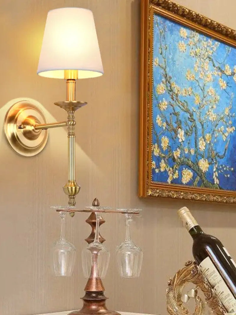 American Vintage Luxury Copper Wall Sconce