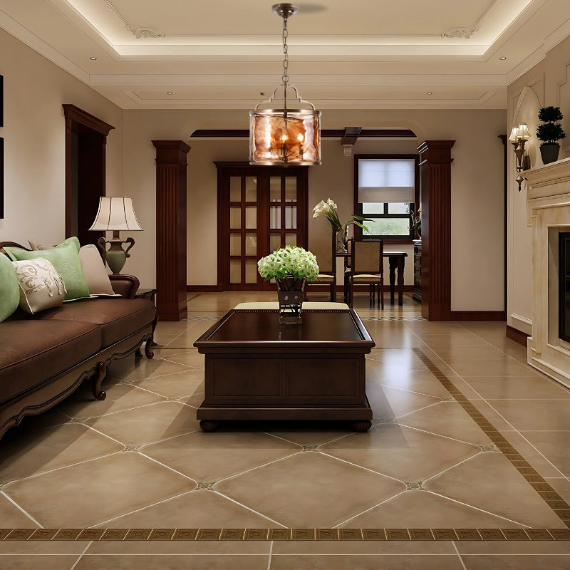 American Classical Birdcage Glass Chandelier With Retro Cylindrical Copper Frame For Living Room  7