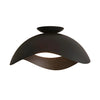 Simple Metal Wave Ceiling Light For Hallway