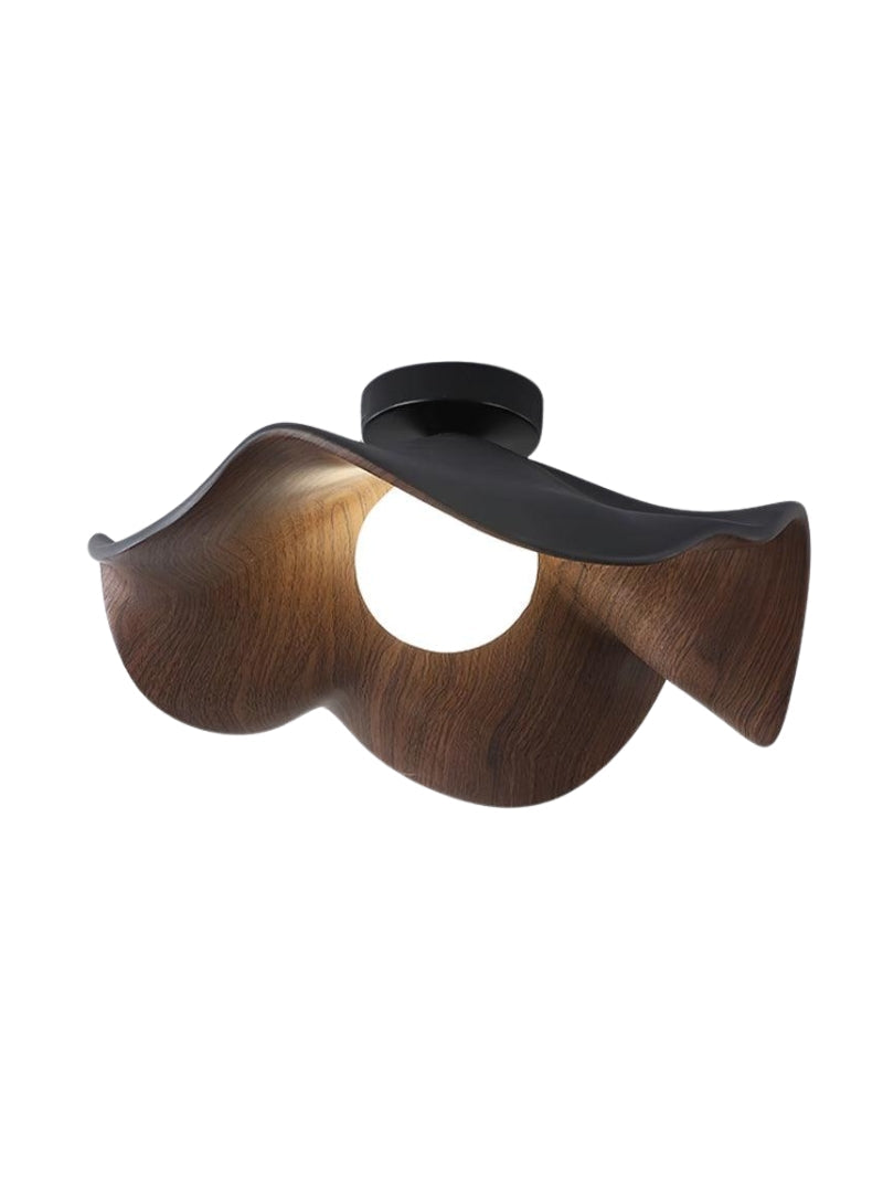 New Modern Simple Walnut Grain Ceiling Light